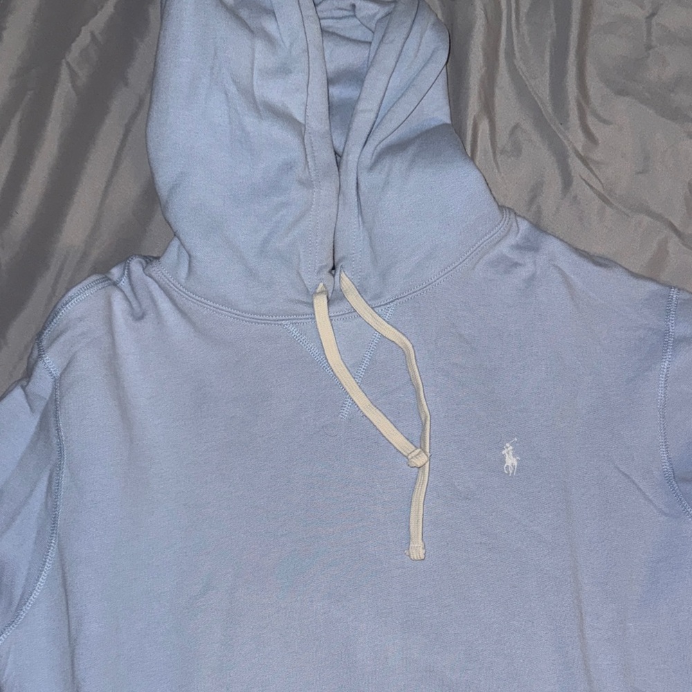 Polo by Ralph Lauren Men's Sky Blue Hoodie
